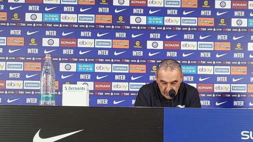 Lazio, Sarri in conferenza: "La favorita per la corsa UCL? Non so, così è come giocare il Totocalcio"