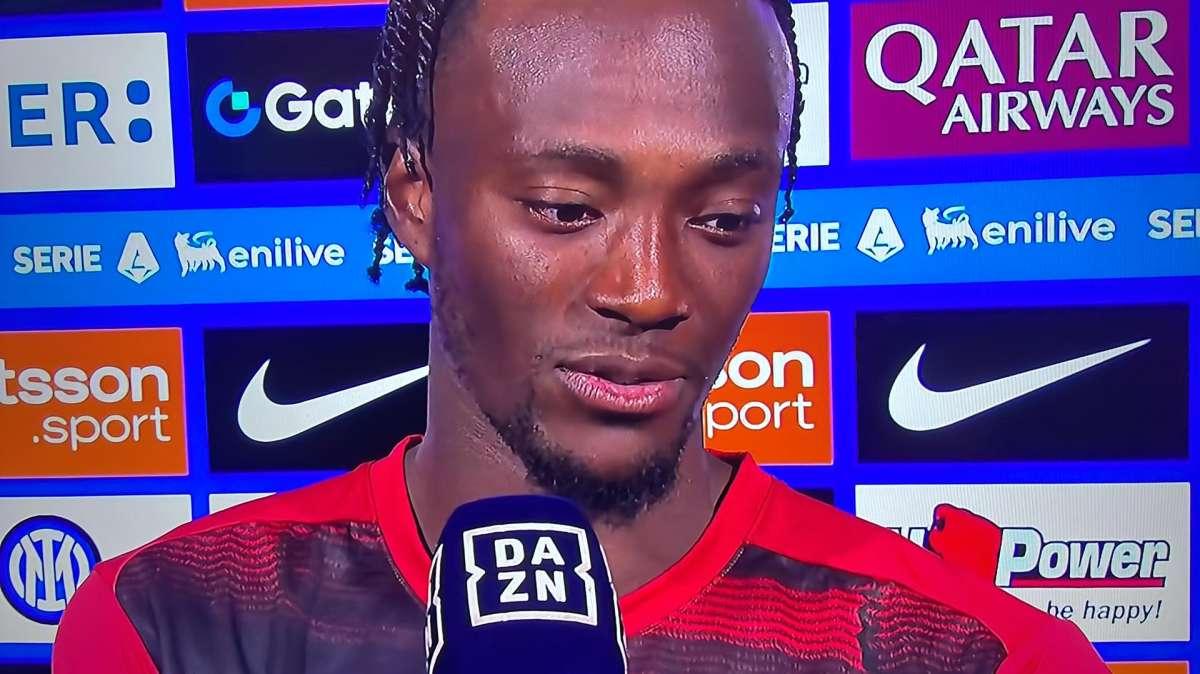 Milan, Abraham a DAZN: "Inter buona squadra, ma oggi abbiamo giocato con coraggio"