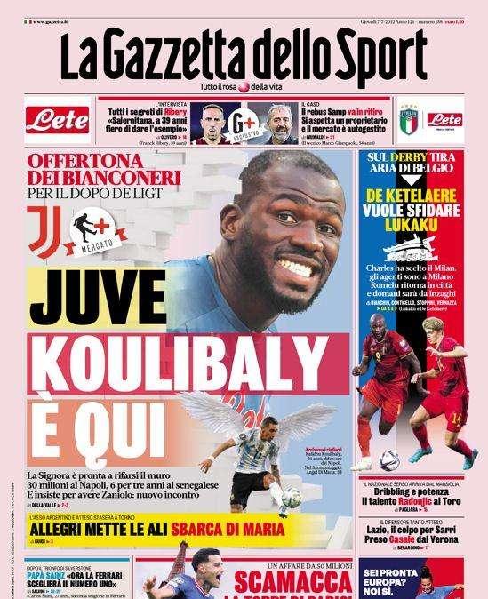 Prima GdS - Sul derby tira aria di Belgio: De Ketelaere vuole sfidare Lukaku