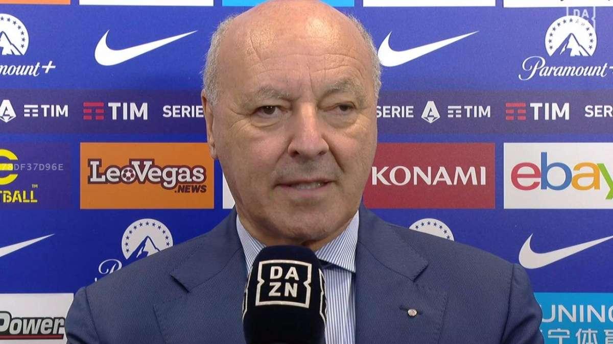 Marotta a DAZN: "Fase interlocutoria della stagione. Arnautovic? Spero che l'infortunio sia breve"