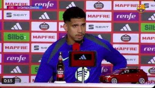 Il Barcellona punta il Triplete, Araujo: "Il fatto che la squadra ora possa lottare per tutto è una gioia per tutti"