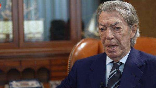 Moratti: "Napoli schiacciasassi, con l'Inter sarà duello fino alla fine. La nuova UCL non mi piace"