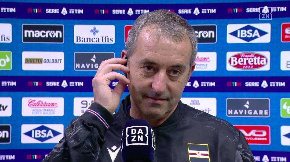 Giampaolo si gode Sensi: "Vede il gioco prima degli altri, mi è piaciuto un casino"