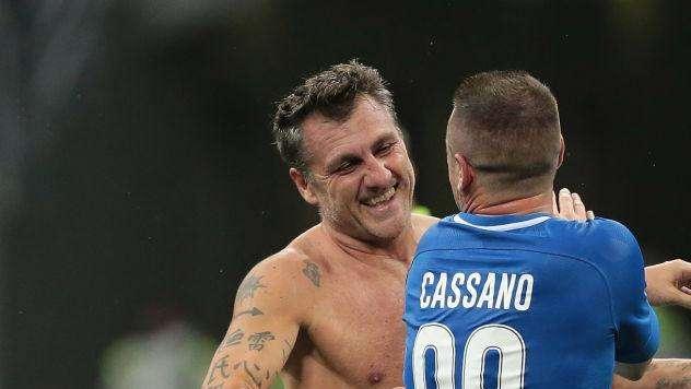Napoli-Inter, Cassano contro Vieri: "Nerazzurri sconfitti". "No, finisce 1-2"