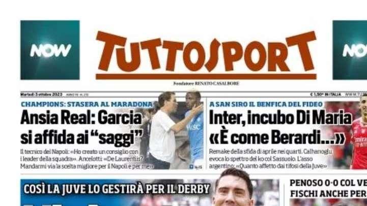 Prima TS - Inter, incubo Di Maria: Calhanoglu evoca lo spettro del ko col Sassuolo 