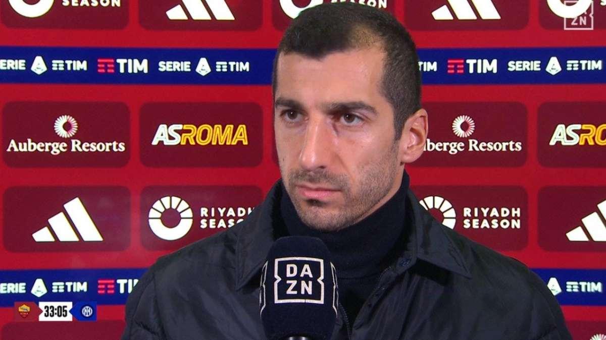 Mkhitaryan a DAZN: "Se mi rimpiangono a Roma? Dovete domandarlo a loro"
