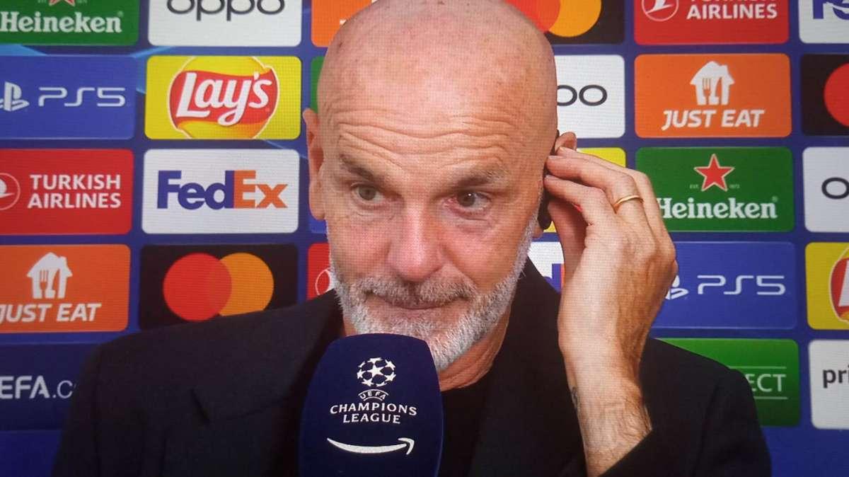 Milan, Pioli a Prime: "Fino al 7', l'Inter non era mai entrata in area. L'arbitro? Due pesi e due misure"
