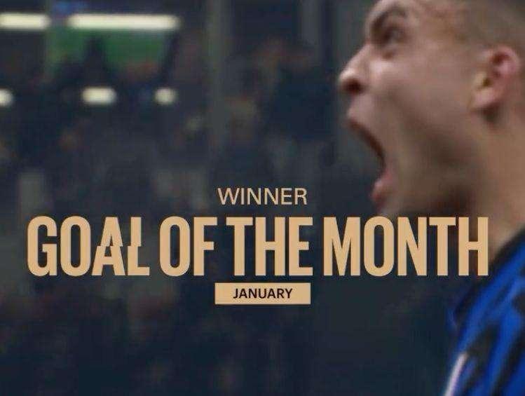 Mix di tecnica e coordinazione: la perfetta rete al volo di Lautaro è il Betsson Sport Goal di gennaio
