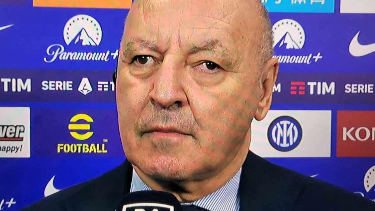 Marotta: "Un futuro con Inzaghi? Certamente, gode della stima di tutta l'Inter. Il contratto è un complemento"