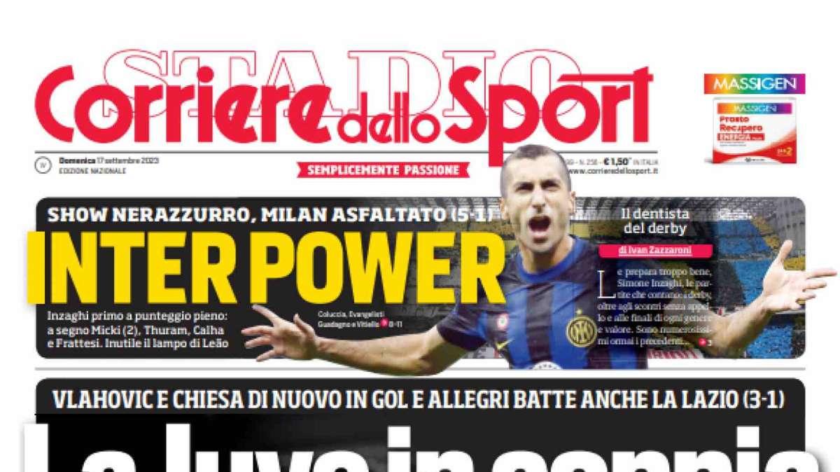 Prima CdS - Inter power. Show nerazzurro, Milan asfaltato 5-1