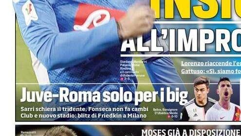 Prima CdS - Inter-Eriksen: Mou, il rumore dell'amico. Moses già a disposizione, Napoli su Politano