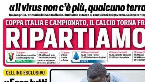 Prima CdS - Cellino: "Tonali? Tanti farebbero carte false, ma se la giocano Juve e Inter"