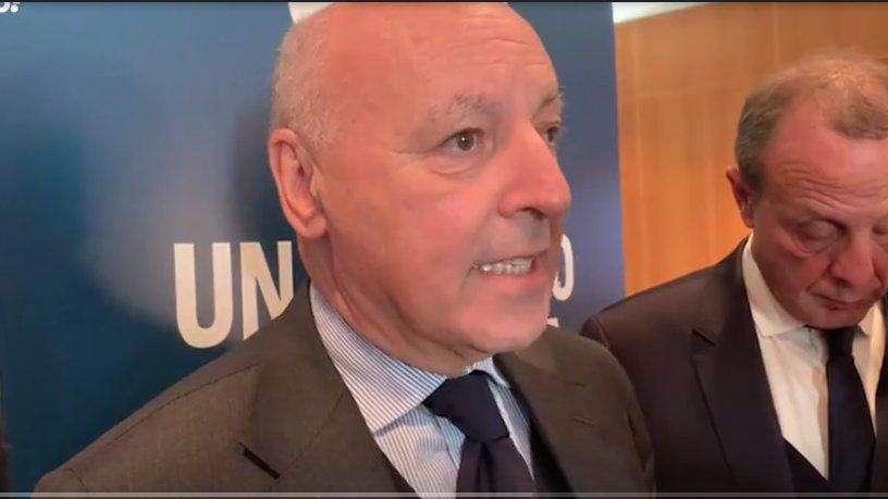 Ancora Marotta: "Con l'Atalanta scontro diretto. Da quelli precedenti abbiamo capito come rimediare"