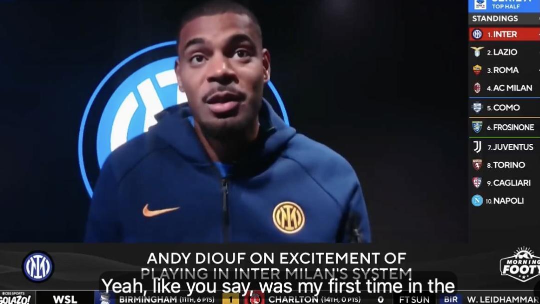 Diouf: "Terzino sinistro con la Francia? A Zidane potevo rispondere solo 'Va bene'"