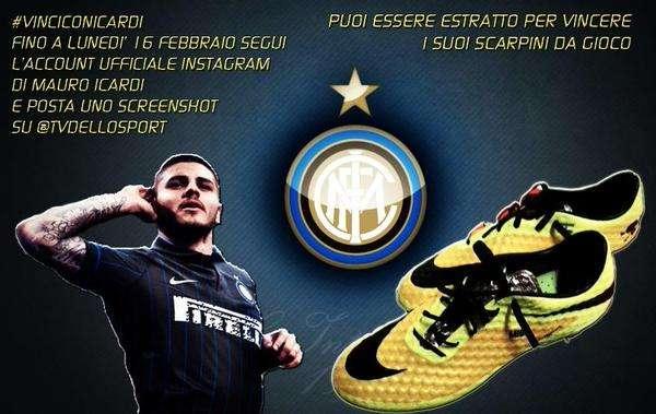 #VinciConIcardi, in palio gli scarpini di Maurito
