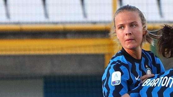 Moller, doppietta contro l'Hellas Verona: è la prima straniera a segnare più di un gol in Serie A con Inter Women 