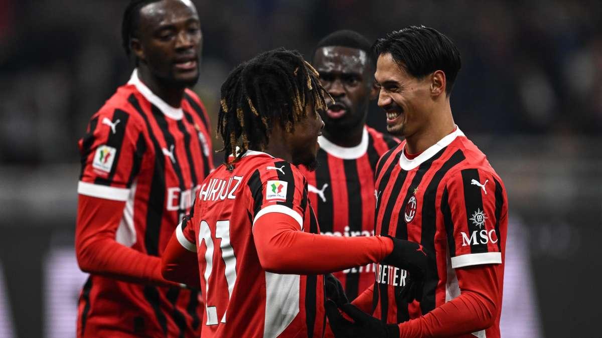 Coppa Italia, il Milan annienta il Sassuolo con un 6-1 senza storie: rossoneri ai quarti 