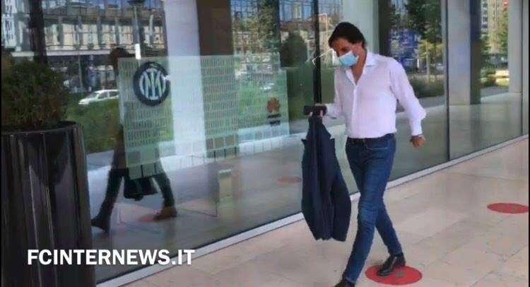 VIDEO - Dario Baccin rientra nella sede nerazzurra