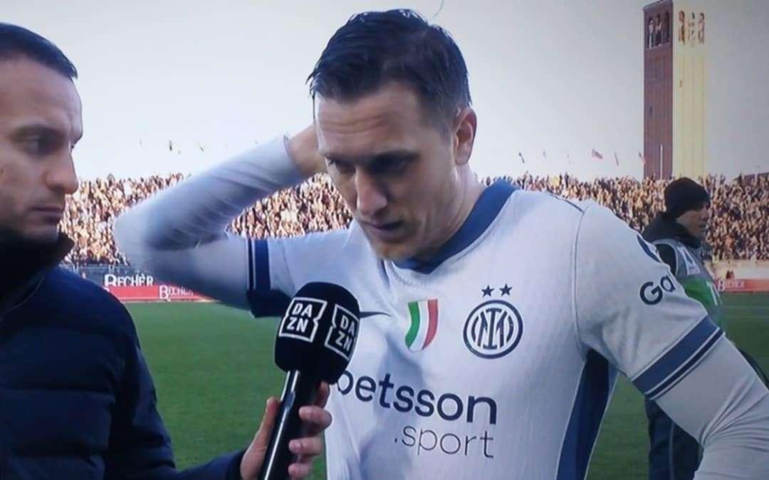 Zielinski prima del secondo tempo: "Dobbiamo controllare il gioco e fare secondo e terzo gol"