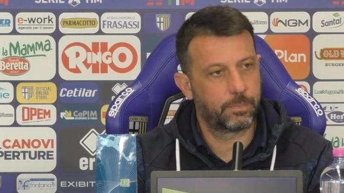 Parma, D'Aversa: "Inter prima, ma nel calcio nulla è impossibile. Pellè e Inglese? Fuori da tanto"