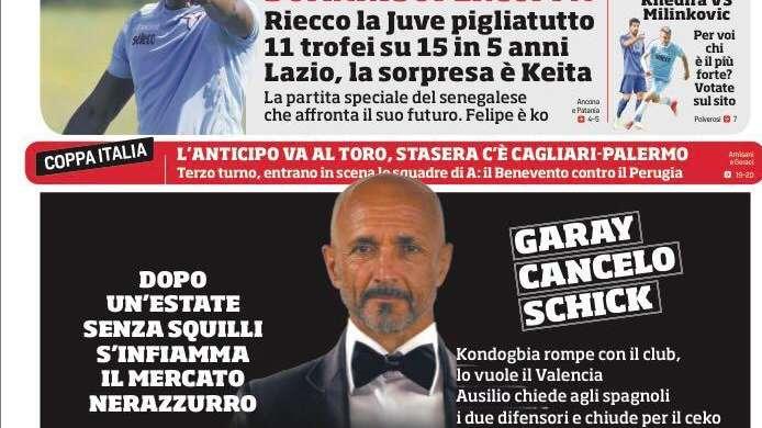 Prima CdS - Inter: Garay, Cancelo, Schick.