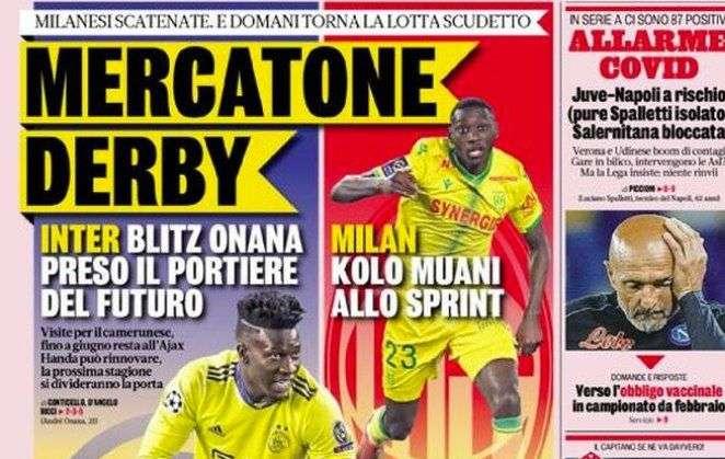 Prima GdS - Inter, blitz Onana: preso il portiere del futuro