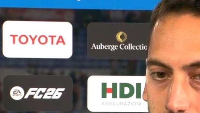 Calhanoglu a Sky: "Siamo tornati carichi dopo la sosta. Stasera test per capire il nostro posto"