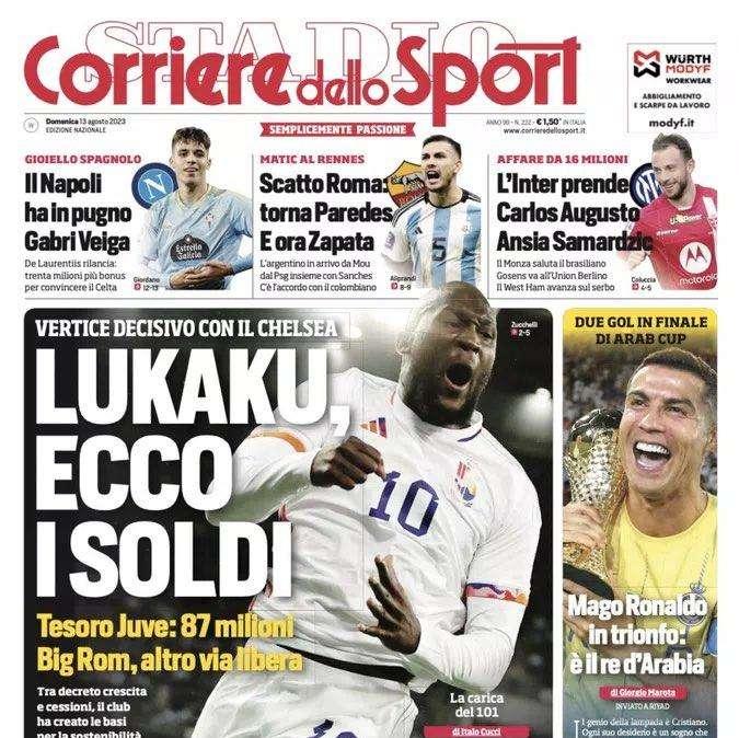Prima CdS - L'Inter prende Carlos Augusto. Ansia Samardzic