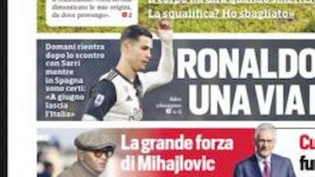 Prima CdS - E Mourinho dà spettacolo: "Non ho mai perso una finale di Champions, non so come si fa"
