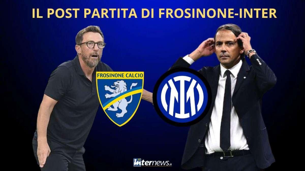 IL POST PARTITA di FROSINONE-INTER: PAGELLE, ANALISI e COMMENTI