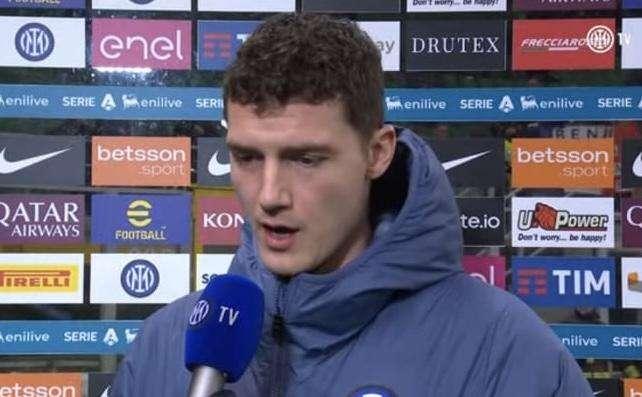 Pavard a ITV: "Mi sento bene, sto recuperando. Questa sera gara importante per due motivi"