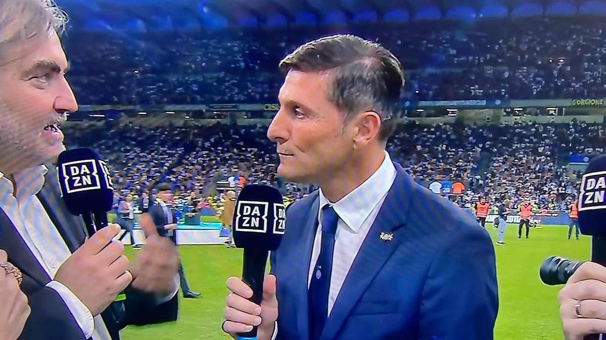 Zanetti a DAZN: "Mi auguro che il futuro della società sia sempre positivo, vogliamo continuare a vincere. Sogno la Champions"