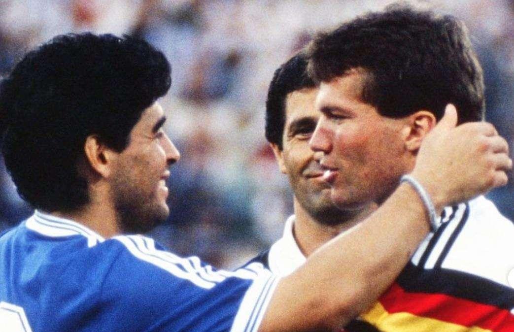 Matthäus e Brehme salutano Maradona: "Rip, un giorno triste per il mondo del calcio"