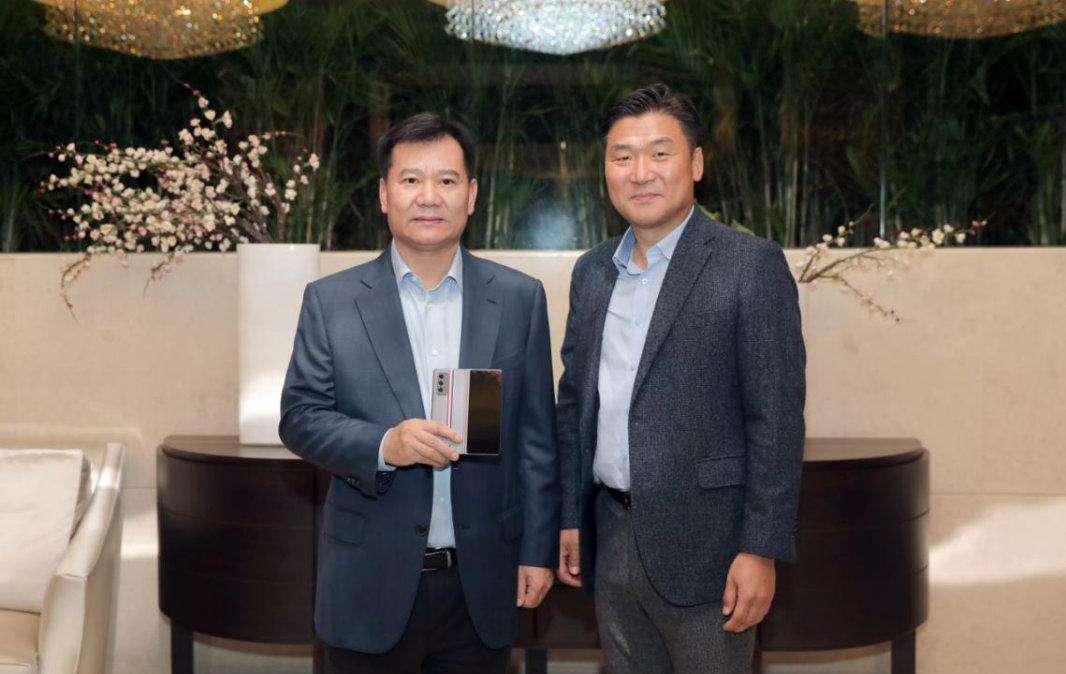 Jindong Zhang incontra il pres. di Samsung China: "Collaborazione che tocca anche lo sport"