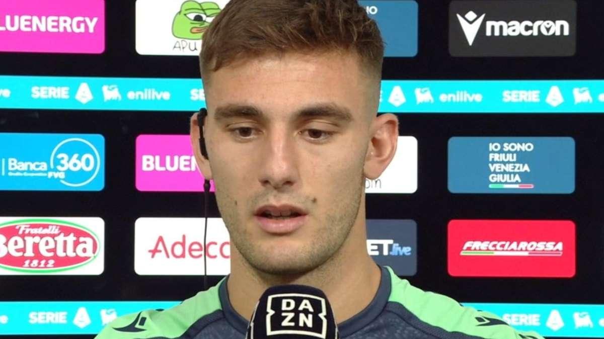 Udinese, Lucca a DAZN: "Contento per il gol ma dispiaciuto per la sconfitta. Inter la più forte d'Italia"