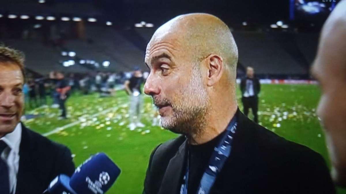 Guardiola: "Complimenti all'Inter, squadra sensazionale. Essere secondi d'Europa non è poco"