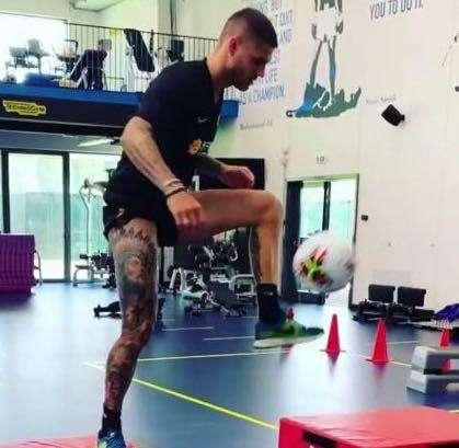 Inter in campo con la Juve. Intanto Icardi suda in palestra ad Appiano