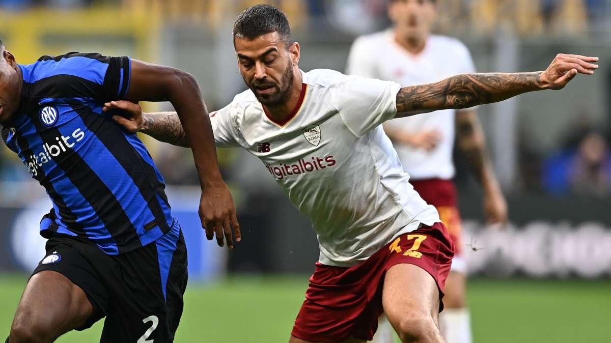 Roma, Spinazzola al 45': "Buon primo tempo, bravi a restare uniti dopo il gol dell'Inter. Dobbiamo continuare così"