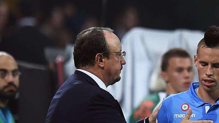 Benitez a Sky: "Male il primo tempo, poi reazione"