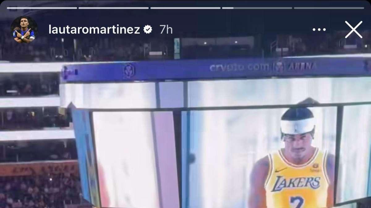 Piccola fuga dal calcio per Lautaro. Il capitano nerazzurro tifoso speciale dei Lakers