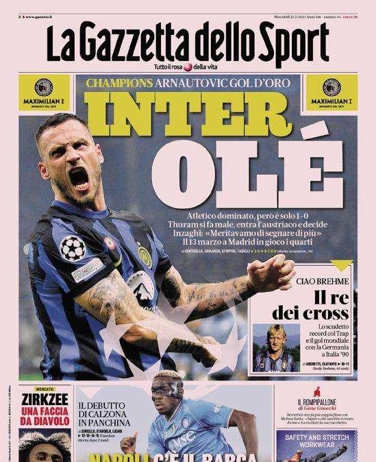Prima GdS - Inter Olé, Arnautovic gol d'oro. Ciao Brehme, il re dei cross