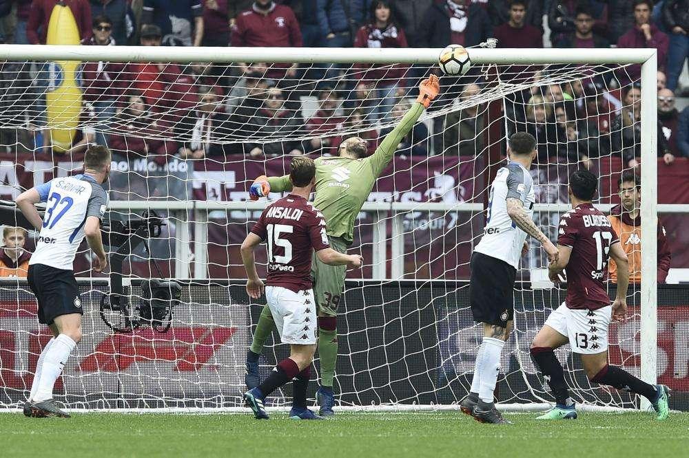Torino bersagliato dall'Inter: 8 tiri in porta in 90'. Solo con la Juve (10) ne aveva incassati di più