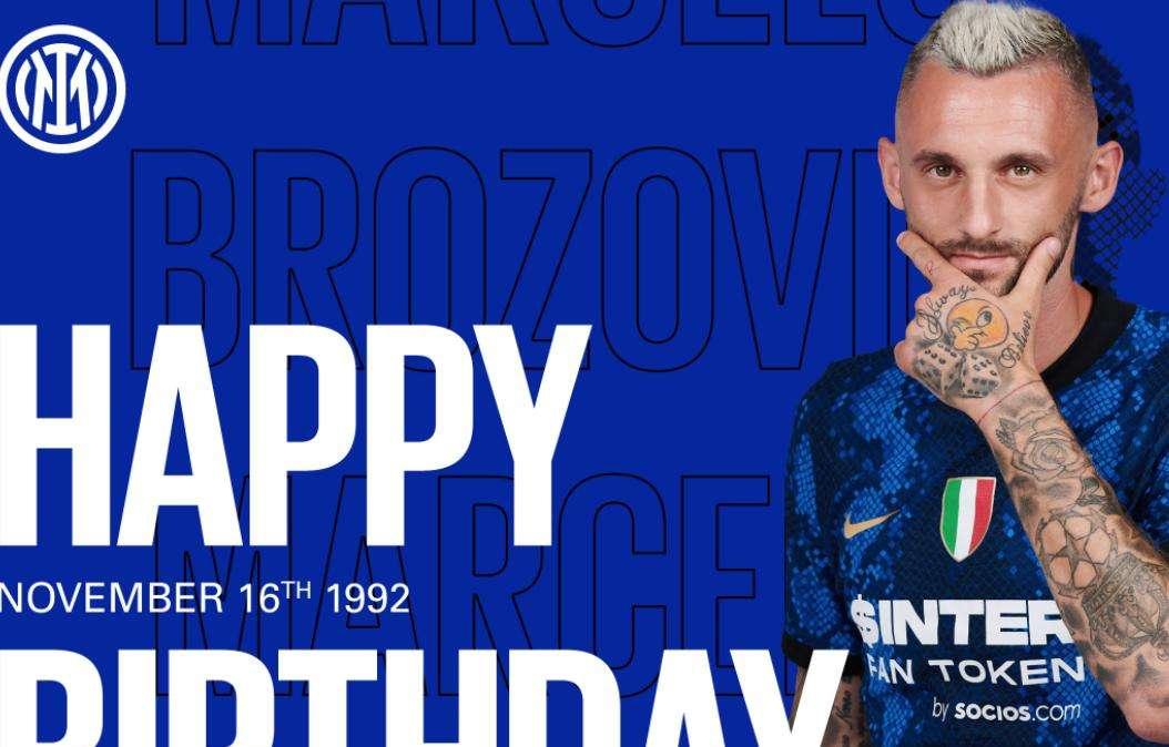 Brozovic spegne 29 candeline, l'Inter: "I migliori auguri da club e tifosi"