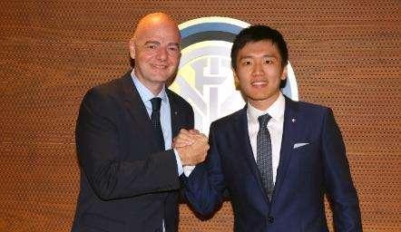 Visita speciale in casa Inter: Gianni Infantino in sede da Steven Zhang 