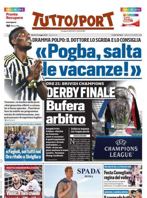 Prima TS - Derby finale, bufera arbitro: Inzaghi irrita il Milan. Tensione Zhang-Cardinale