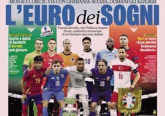 Prima GdS - L'Euro dei sogni. Francia favorita, ma l'Italia sa stupire. E Barella può giocare