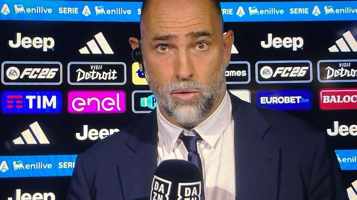 Juve, Tudor a DAZN: "L'Inter ha qualità di livello mondiale. Non so se la vittoria è meritata, più giusto un pari"