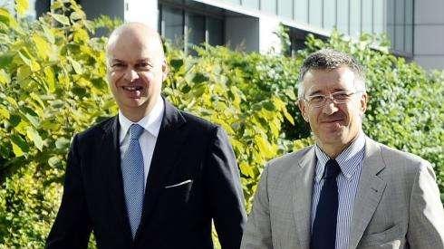 Thohir parla alla squadra, Fassone fa il traduttore