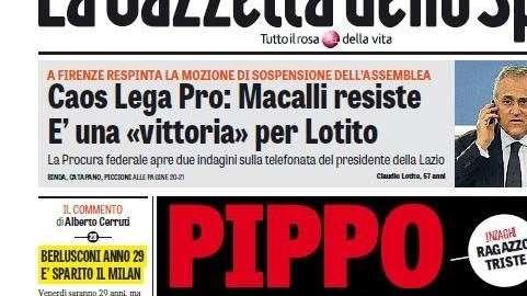 Prime Pagine - Trionfo nerazzurro al Viareggio, Mancini è orgoglioso. Sacchi tra gaffe e denuncia
