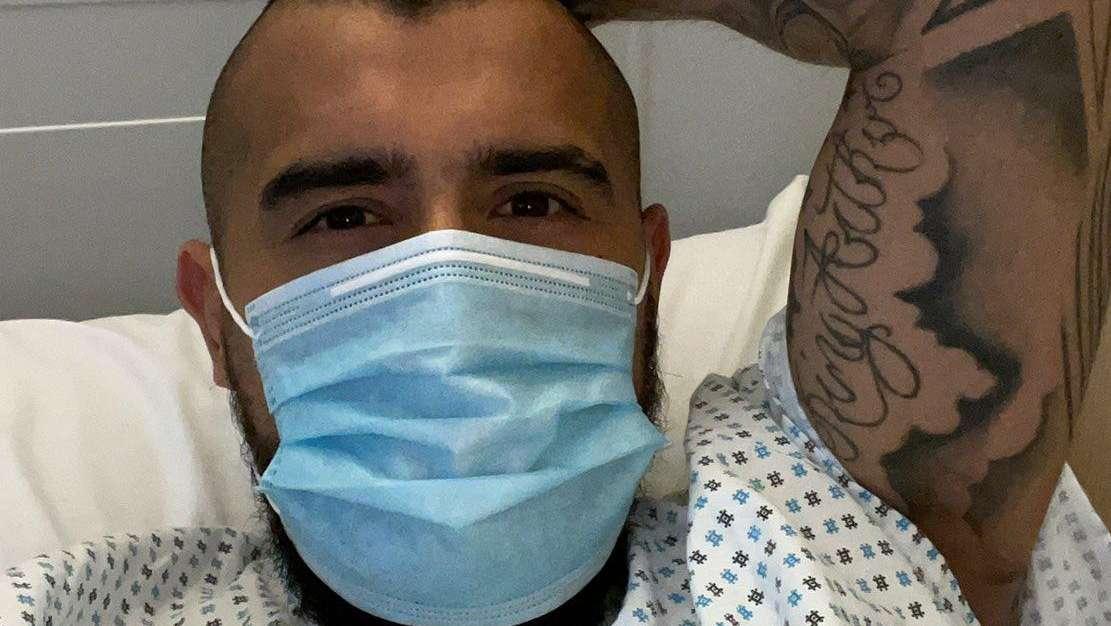La promessa di Vidal dopo l'intervento al ginocchio: "Inter, tornerò in campo molto presto e più forte che mai"